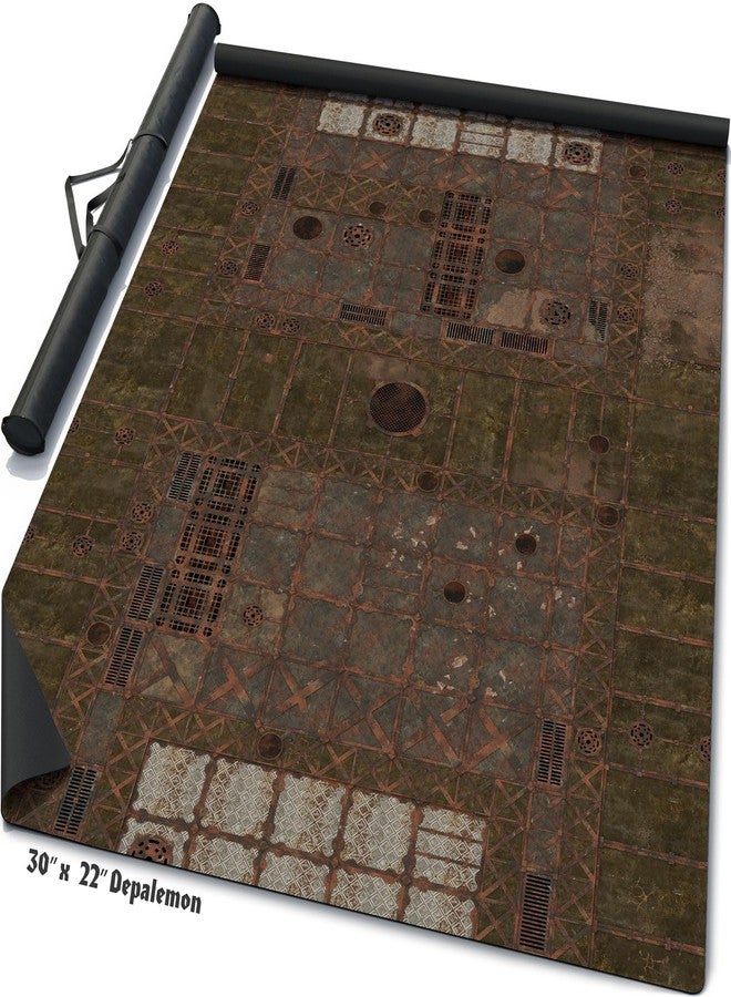 Warzone Studio 30 x 22 inch Double-Sided Rubber Battle Mat: Depalemon + Homeland + Bag - Image 2